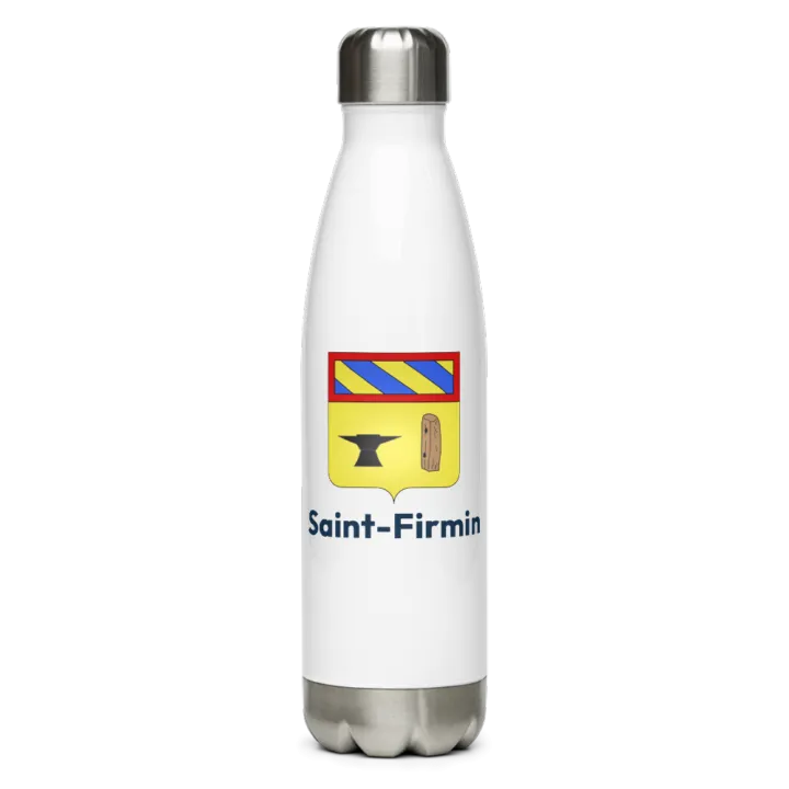 Gourde inox — blason de Saint-Firmin