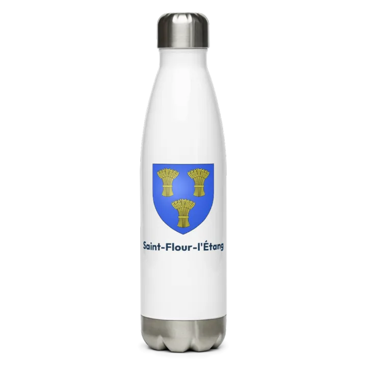 Gourde inox blason de Saint-Flour-l'Étang