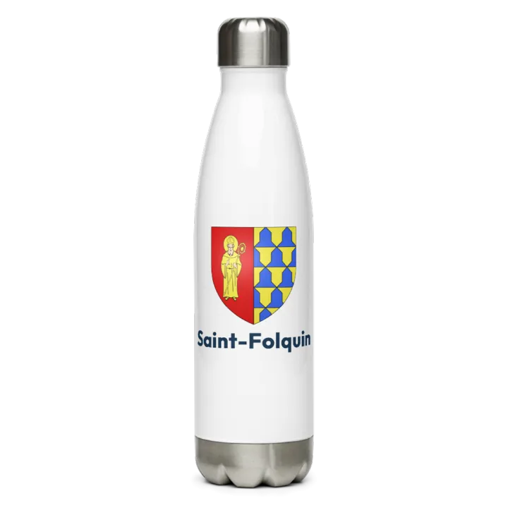 Gourde inox blason de Saint-Folquin