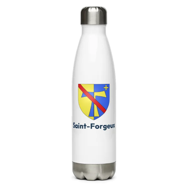 Gourde inox blason de Saint-Forgeux