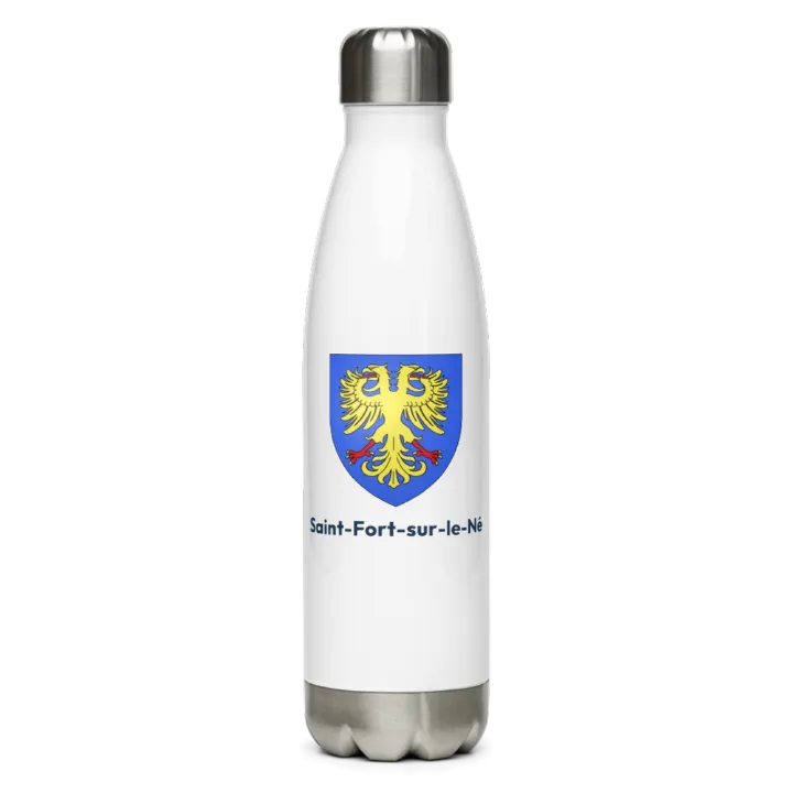 Gourde inox blason de Saint-Fort-sur-le-Né