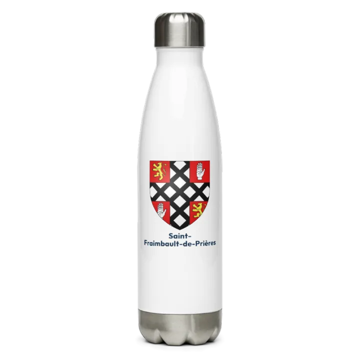 Gourde inox blason de Saint-Fraimbault-de-Prières