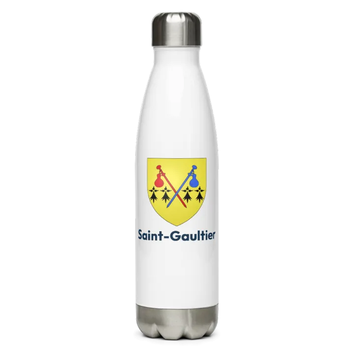 Gourde inox blason de Saint-Gaultier