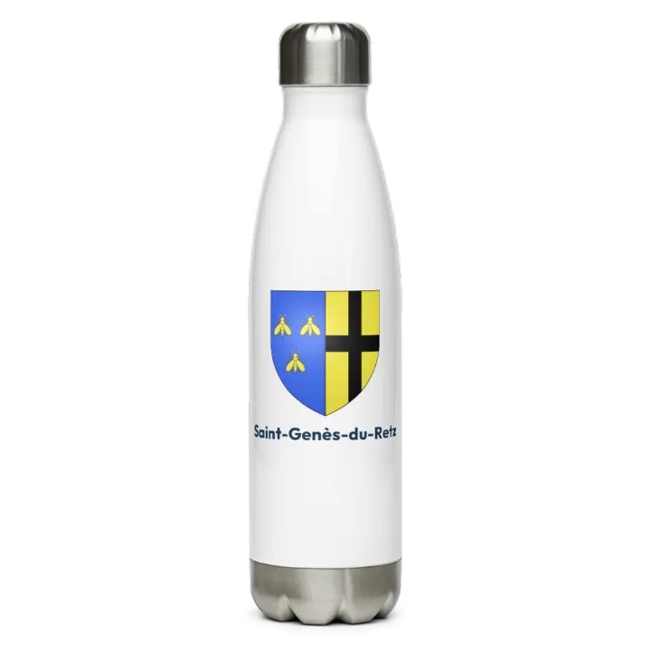 Gourde inox blason de Saint-Genès-du-Retz