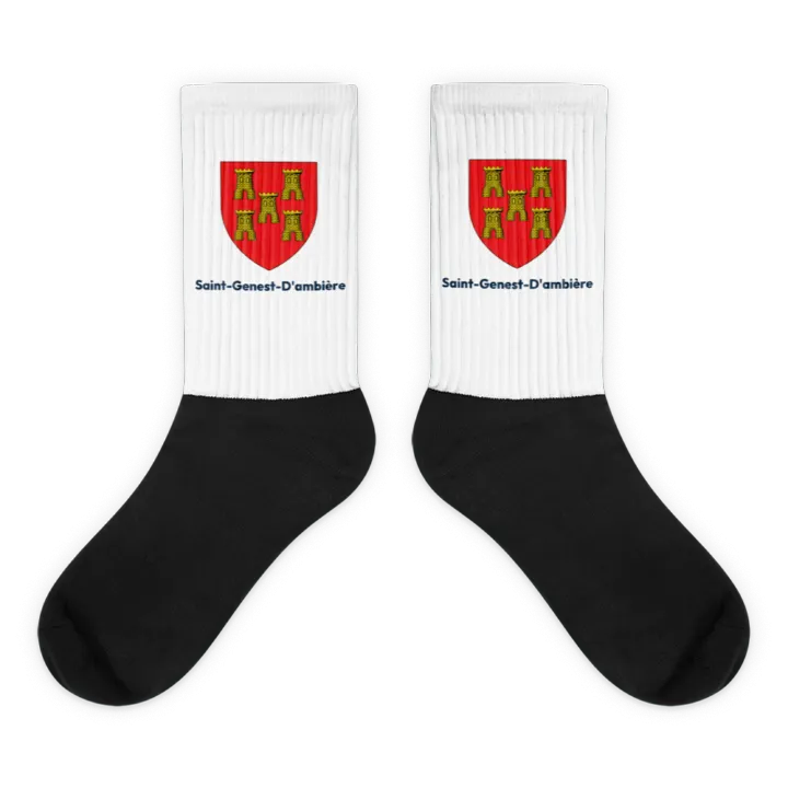 Chaussettes — blason de Saint-Genest-d'Ambière
