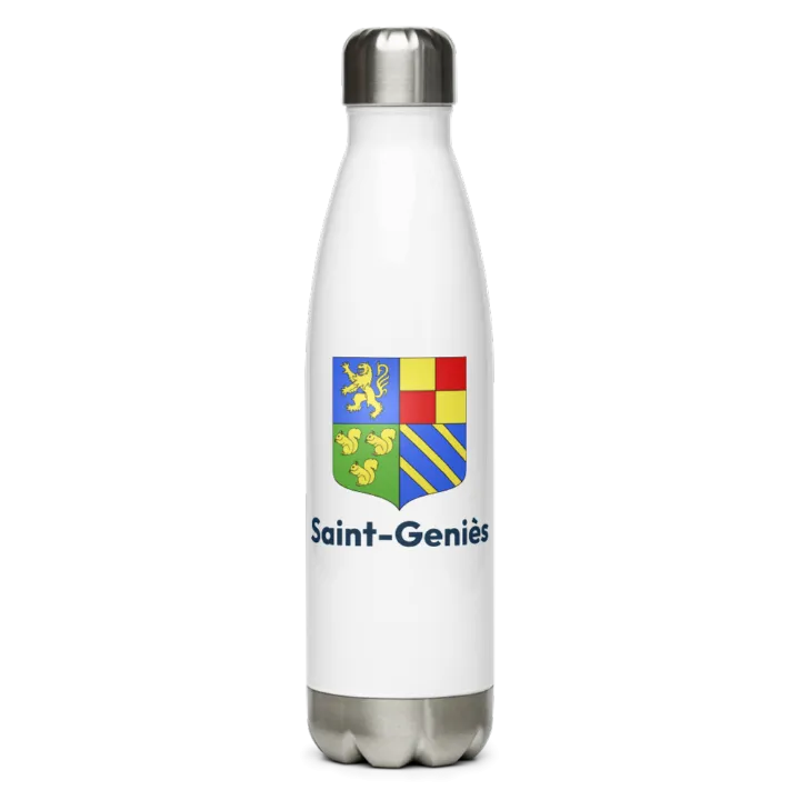 Gourde inox blason de Saint-Geniès