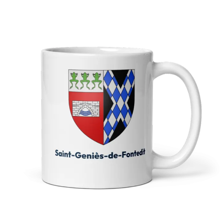Mug blason de Saint-Geniès-de-Fontedit