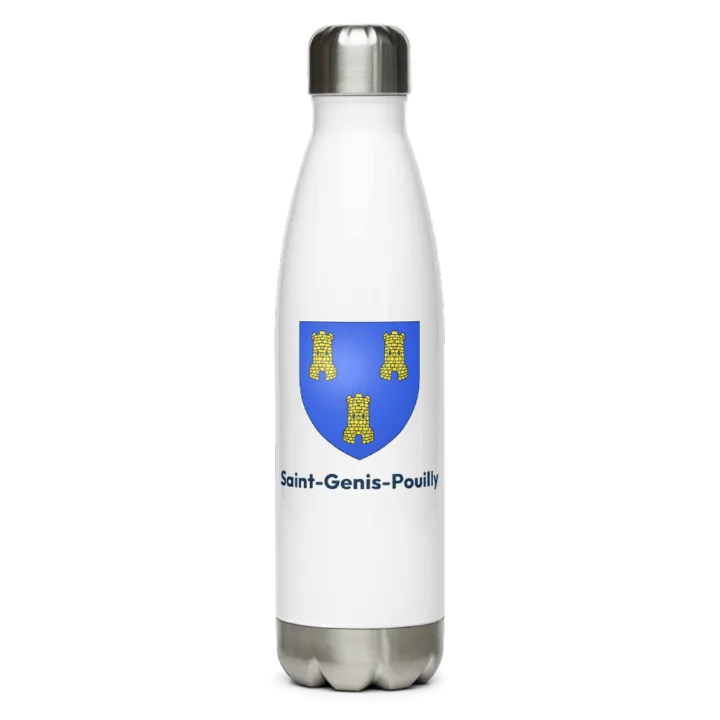 Gourde inox blason de Saint-Genis-Pouilly