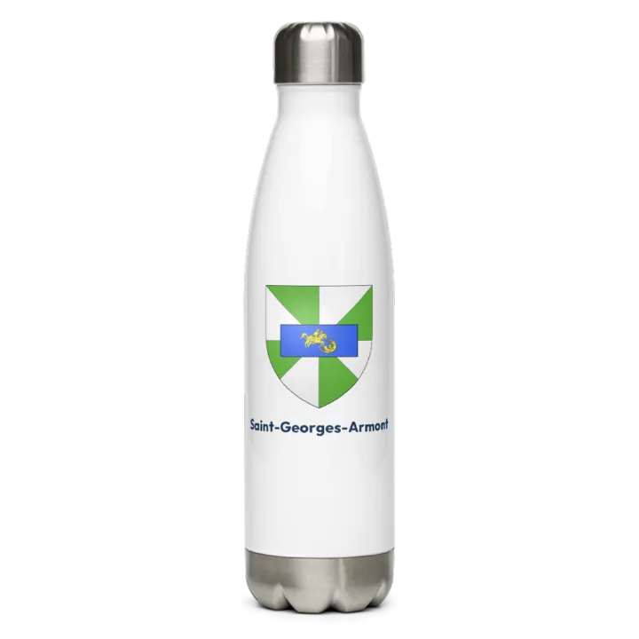 Gourde inox blason de Saint-Georges-Armont