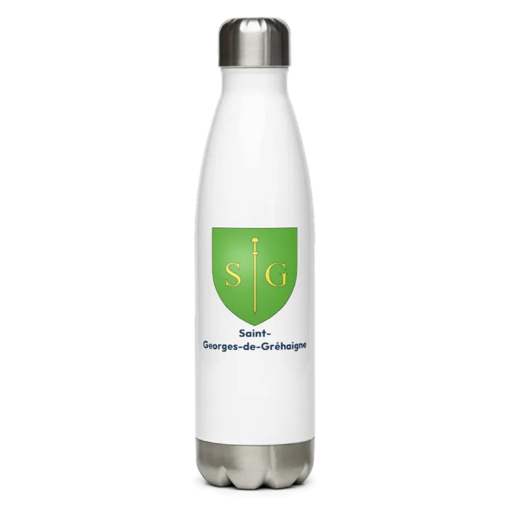 Gourde inox blason de Saint-Georges-de-Gréhaigne