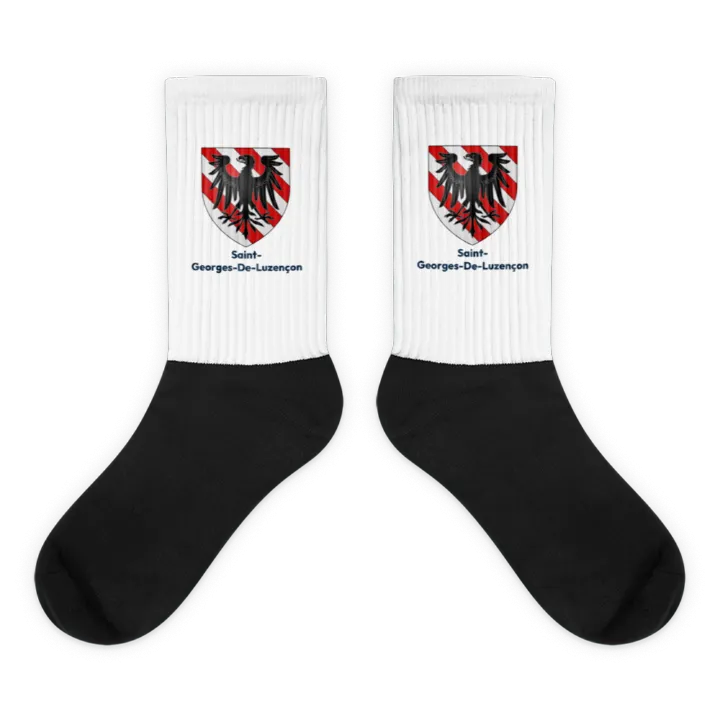 Chaussettes — blason de Saint-Georges-de-Luzençon
