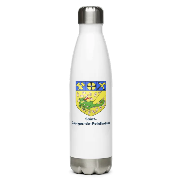 Gourde inox blason de Saint-Georges-de-Pointindoux