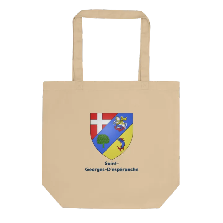 Tote bag coton bio — blason de Saint-Georges-d'Espéranche