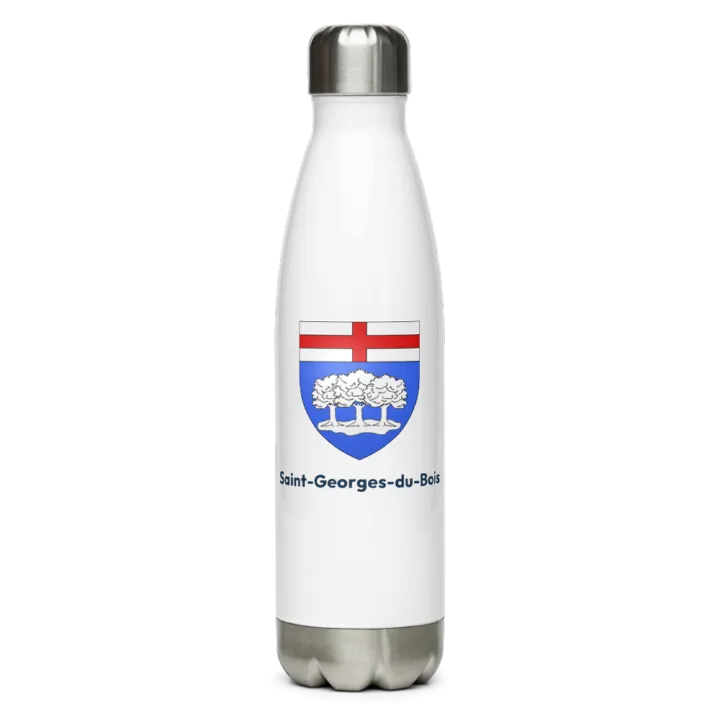 Gourde inox blason de Saint-Georges-du-Bois