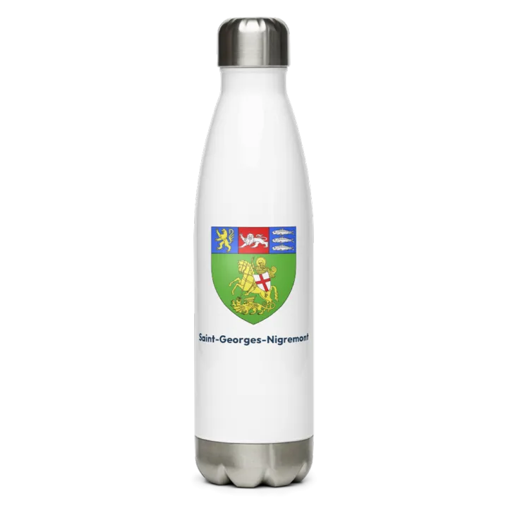 Gourde inox blason de Saint-Georges-Nigremont