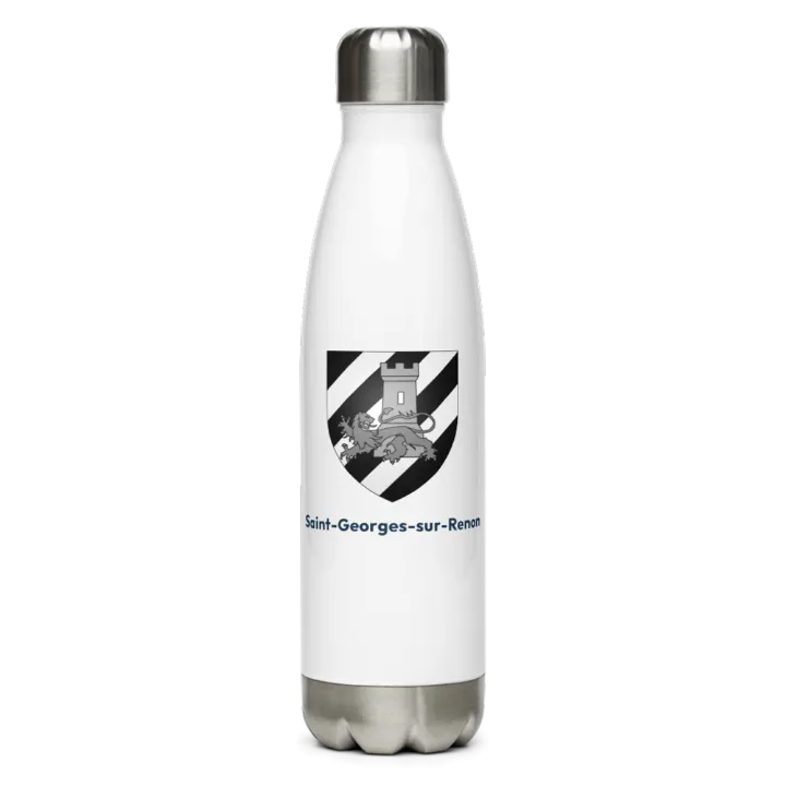 Gourde inox — blason de Saint-Georges-sur-Renon