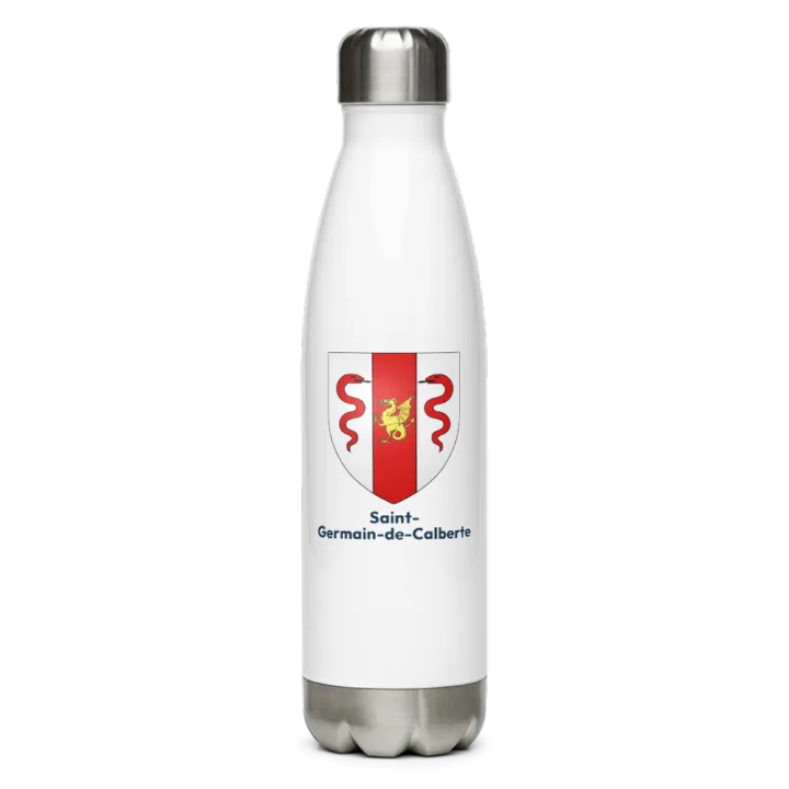 Gourde inox blason de Saint-Germain-de-Calberte