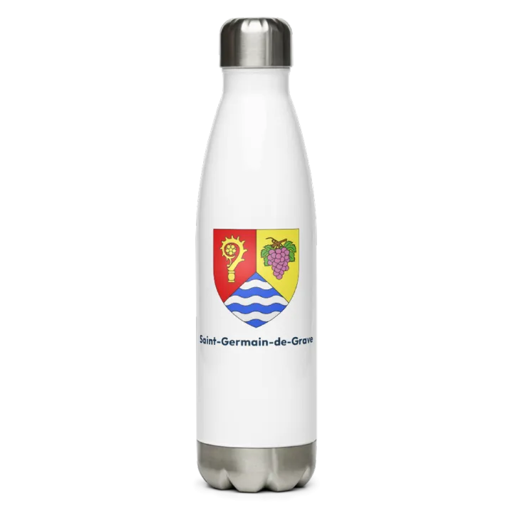 Gourde inox blason de Saint-Germain-de-Grave
