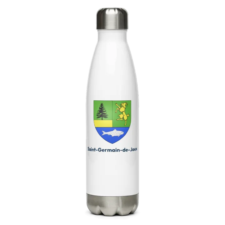 Gourde inox blason de Saint-Germain-de-Joux