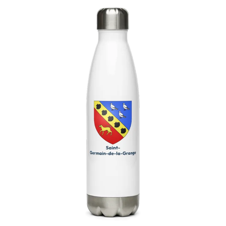 Gourde inox — blason de Saint-Germain-de-la-Grange