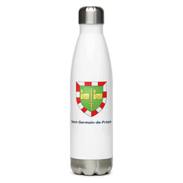 Gourde inox blason de Saint-Germain-de-Prinçay