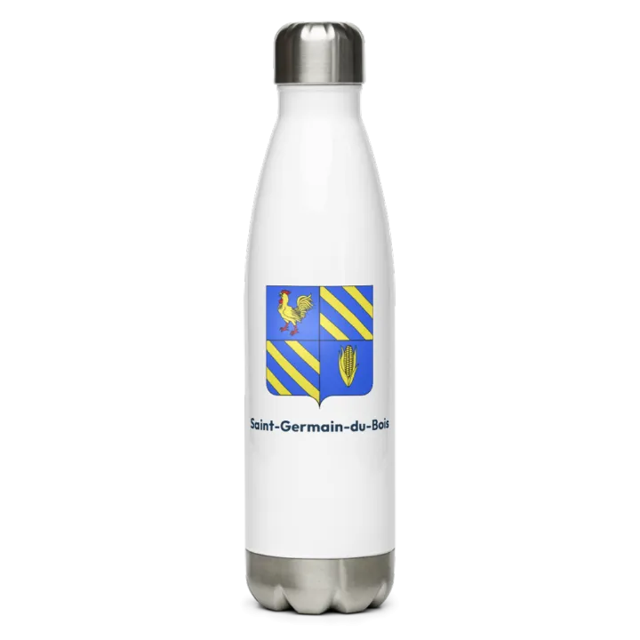 Gourde inox — blason de Saint-Germain-du-Bois