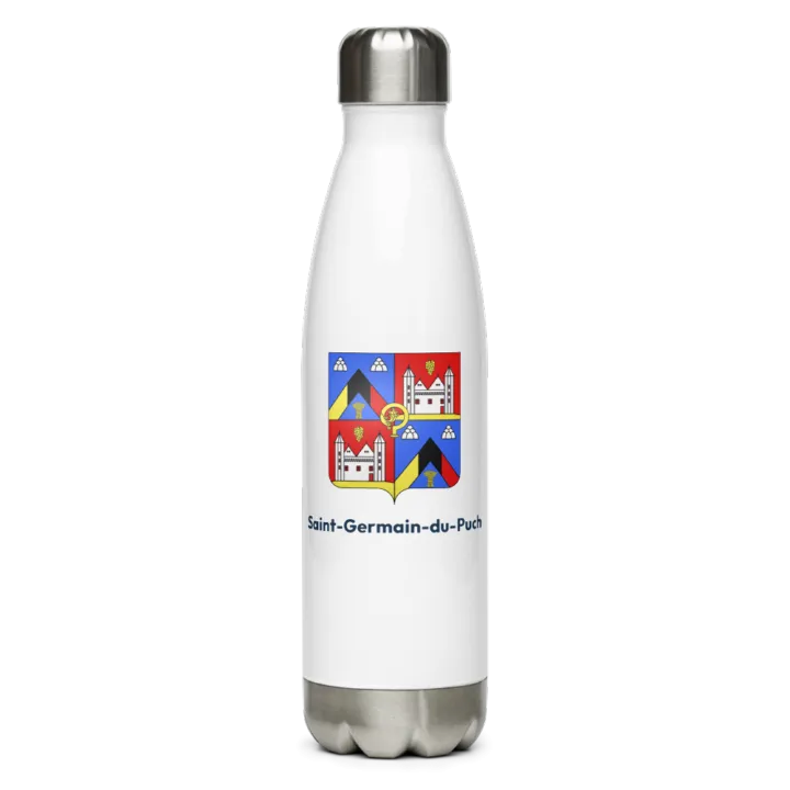 Gourde inox blason de Saint-Germain-du-Puch