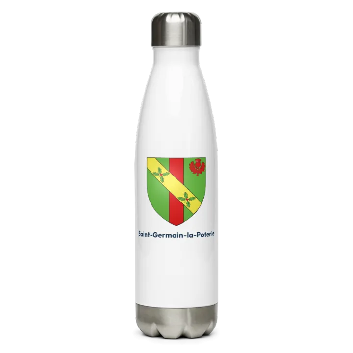 Gourde inox blason de Saint-Germain-la-Poterie