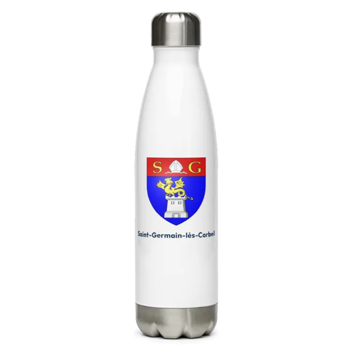 Gourde inox blason de Saint-Germain-lès-Corbeil
