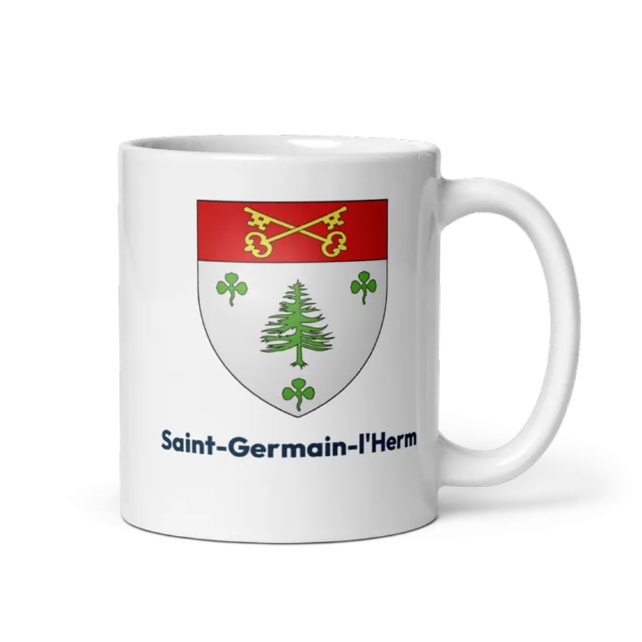 Mug blason de Saint-Germain-l'Herm