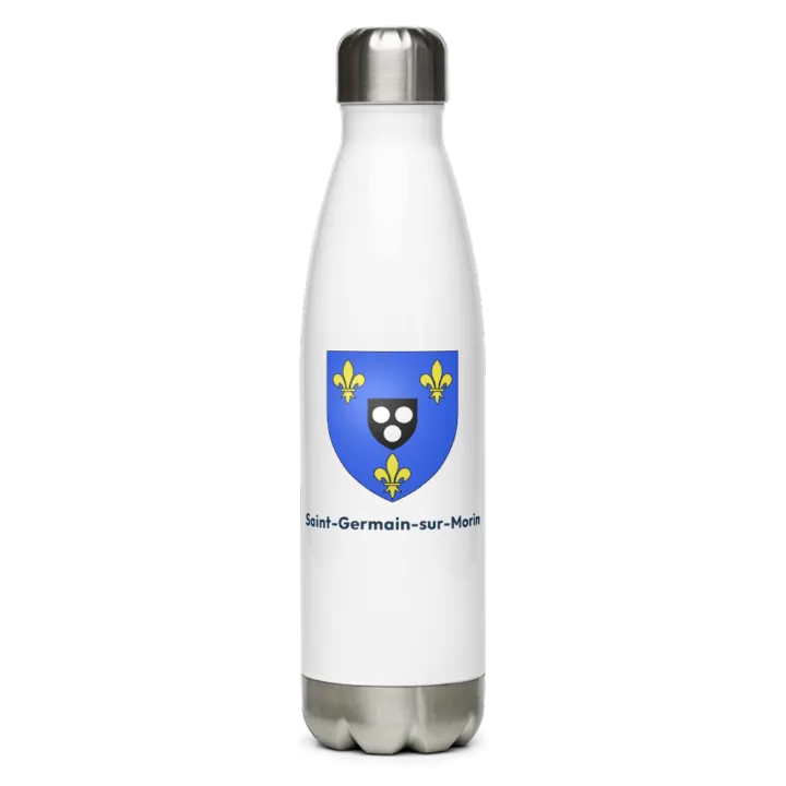 Gourde inox — blason de Saint-Germain-sur-Morin