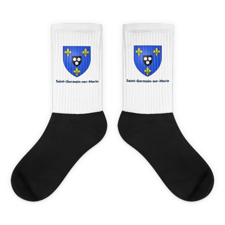 Chaussettes — blason de Saint-Germain-sur-Morin