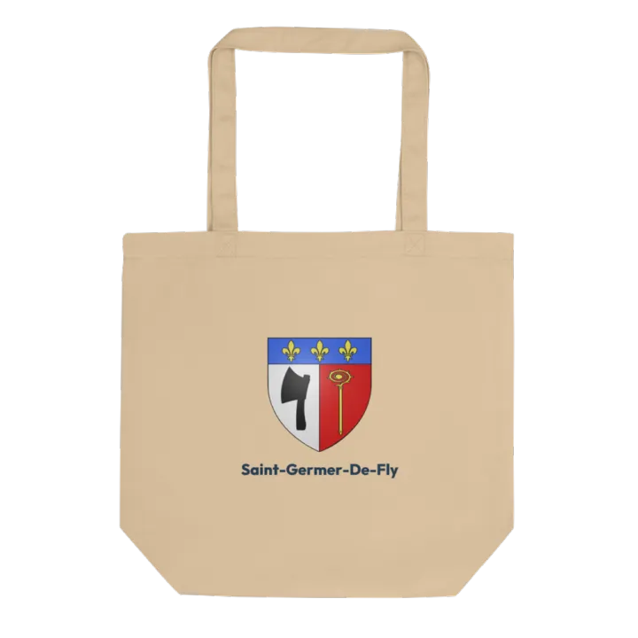 Tote bag coton bio — blason de Saint-Germer-de-Fly