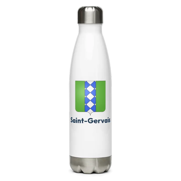 Gourde inox blason de Saint-Gervais