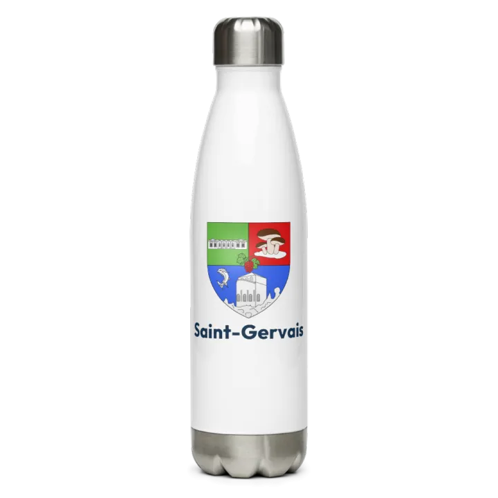 Gourde inox blason de Saint-Gervais