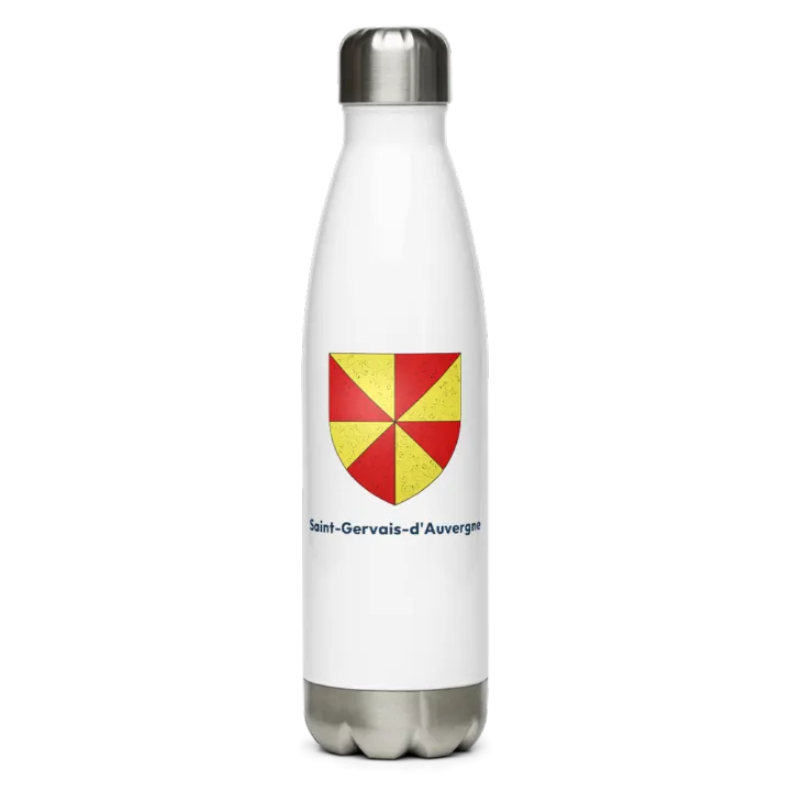 Gourde inox blason de Saint-Gervais-d'Auvergne