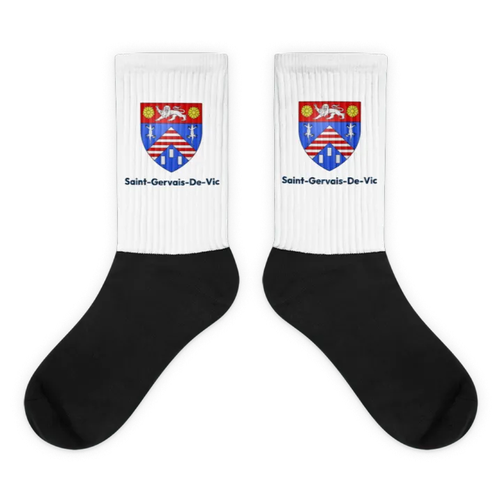 Chaussettes — blason de Saint-Gervais-de-Vic