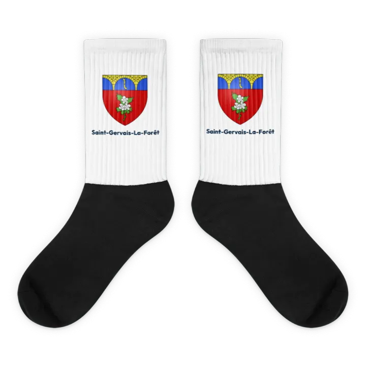 Chaussettes — blason de Saint-Gervais-la-Forêt