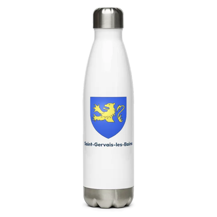 Gourde inox blason de Saint-Gervais-les-Bains