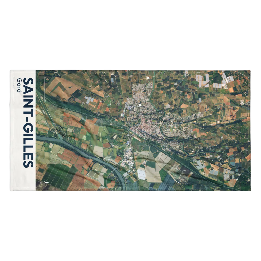 Serviette cartographique — carte de Saint-Gilles