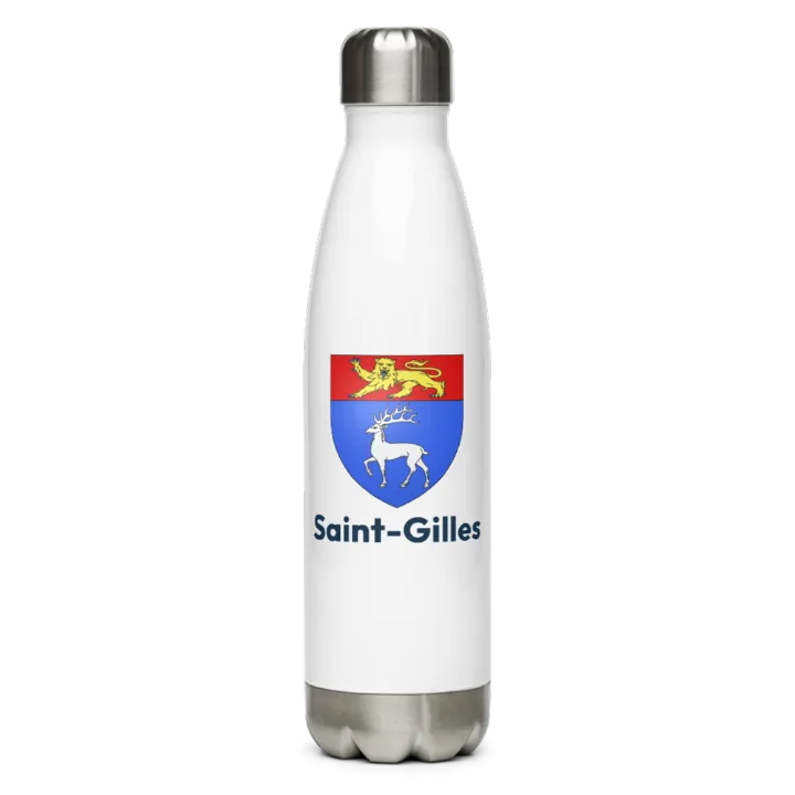 Gourde inox blason de Saint-Gilles