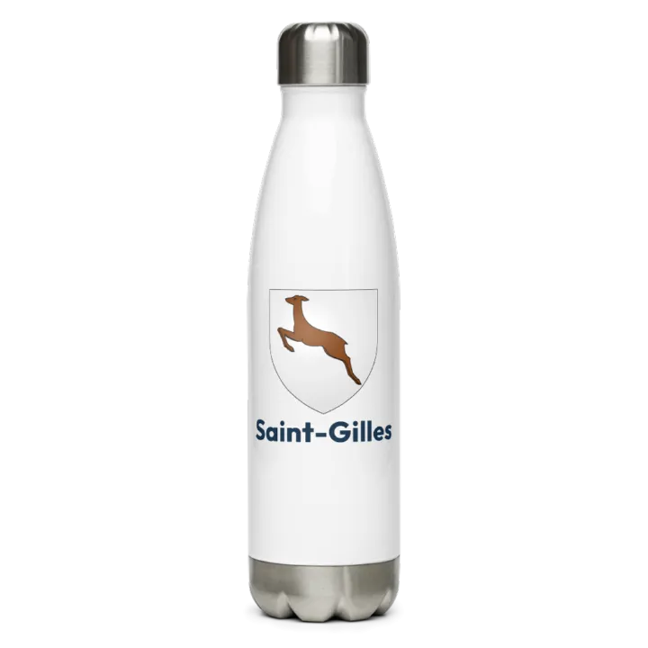 Gourde inox — blason de Saint-Gilles