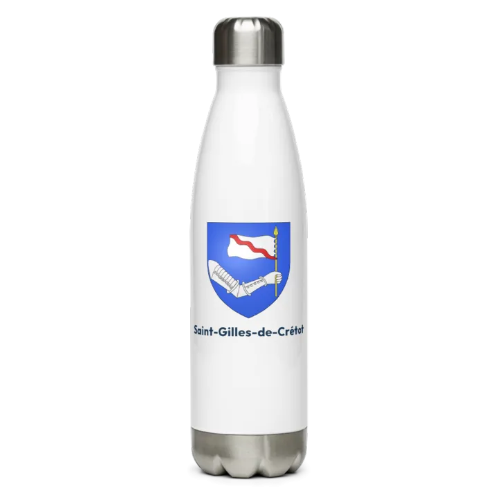 Gourde inox blason de Saint-Gilles-de-Crétot