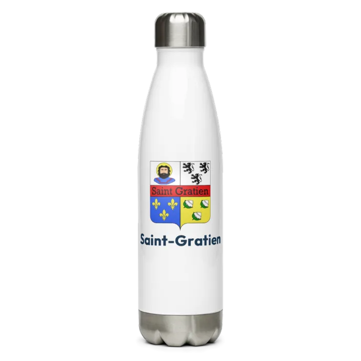Gourde inox — blason de Saint-Gratien