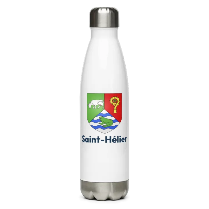 Gourde inox blason de Saint-Hélier