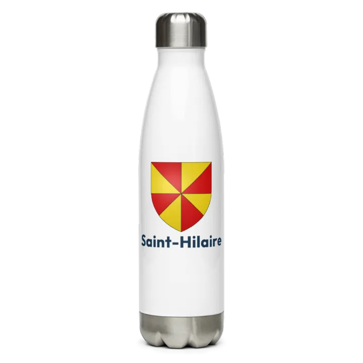 Gourde inox blason de Saint-Hilaire