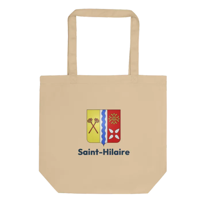 Tote bag coton bio — blason de Saint-Hilaire
