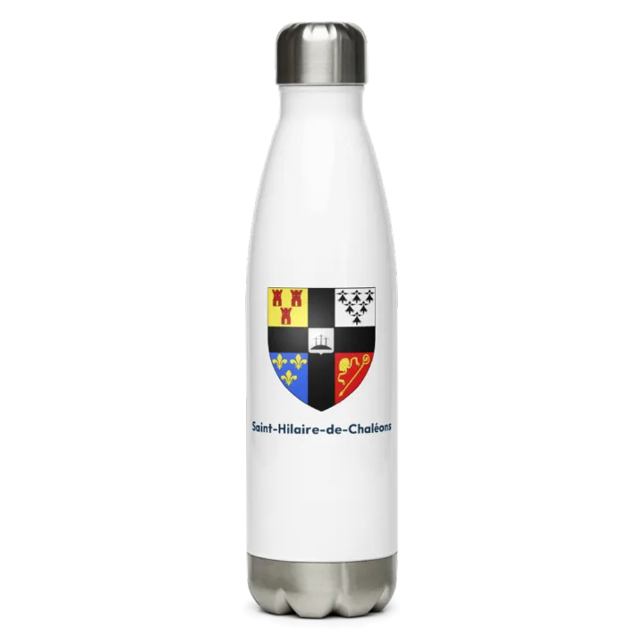 Gourde inox — blason de Saint-Hilaire-de-Chaléons