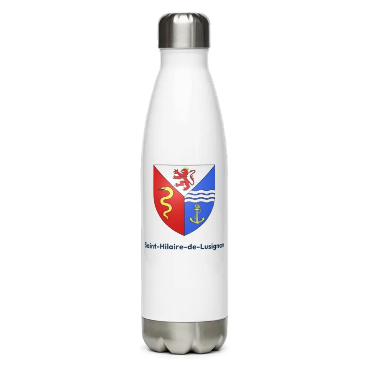 Gourde inox blason de Saint-Hilaire-de-Lusignan