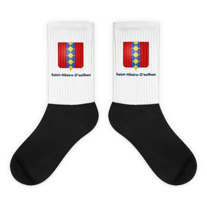 Chaussettes — blason de Saint-Hilaire-d'Ozilhan
